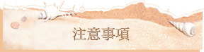 注意事項